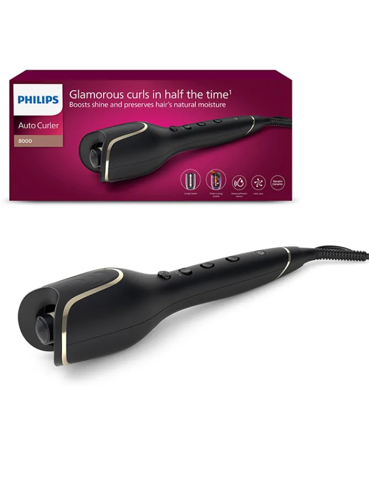 Philips Technik|Pflege & Gesundheit<Automatischer Lockenstab "StyleCare Prestige" in Schwarz