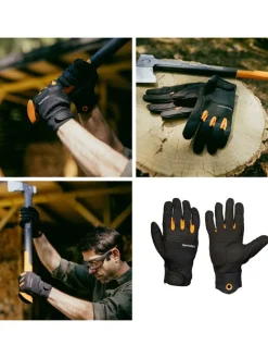 Fiskars Gartendekoration<Axt- und Werkzeug-Handschuh in Schwarz