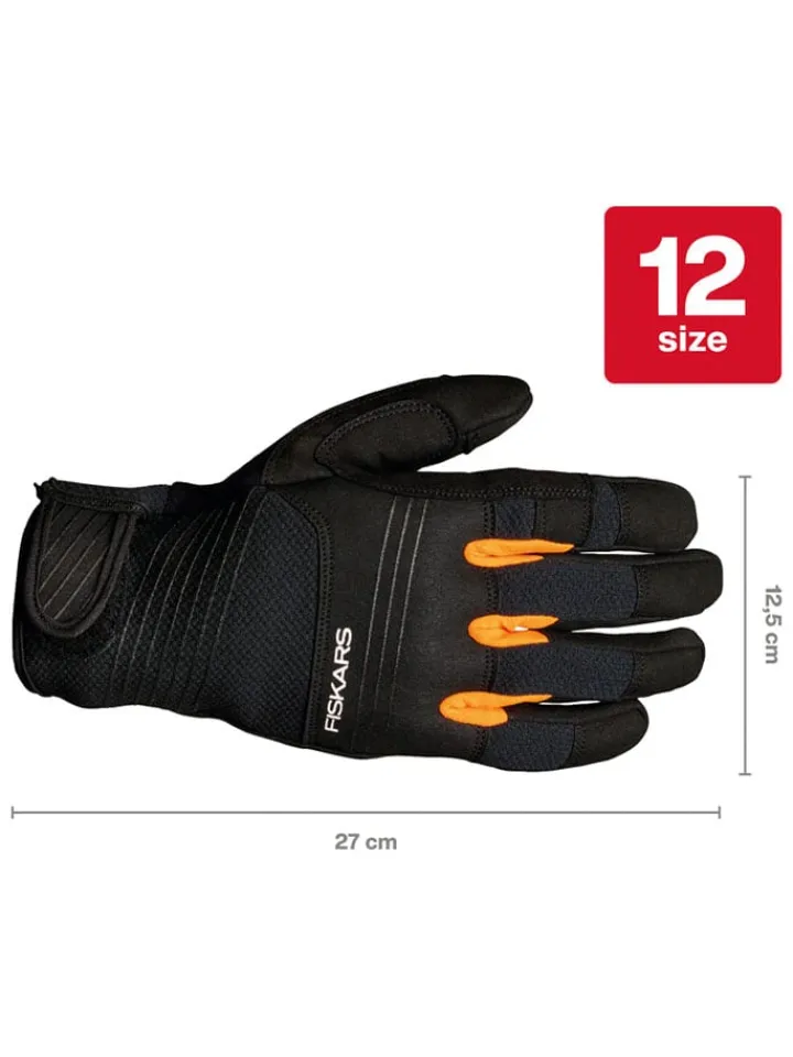 Fiskars Gartendekoration<Axt- und Werkzeug-Handschuh in Schwarz