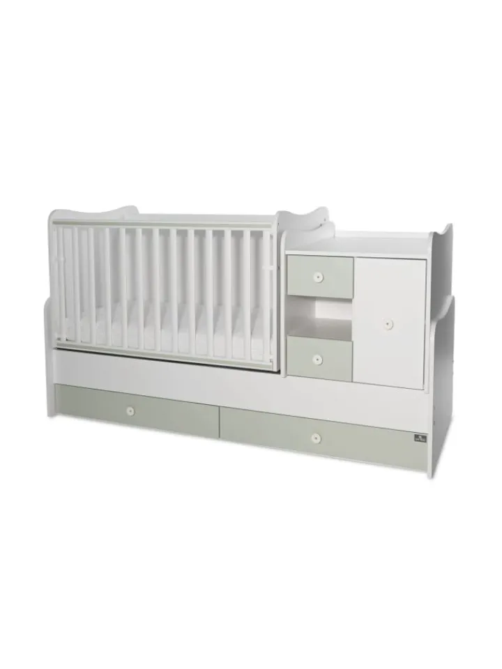 Lorelli Babymöbel<Baby- und Kinderbett Mini Max in grün