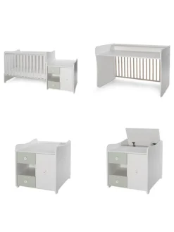 Lorelli Babymöbel<Baby- und Kinderbett Mini Max in grün