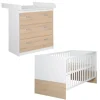 roba Möbel-Sets<Babymöbel Set Gabriella 2-tlg. Bicolor mit Bett & Wickelkommode