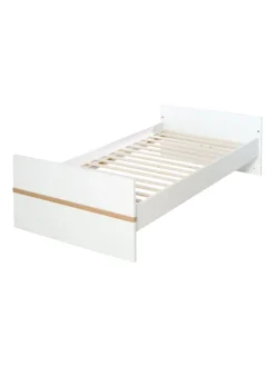 roba Möbel-Sets<Babyzimmer Set Pia 2-tlg. Weiß/Sanremo Eiche mit Bett & Kommode