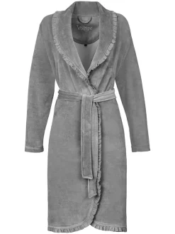Vossen Badtextilien<Bademantel "Ariel" in Grau
