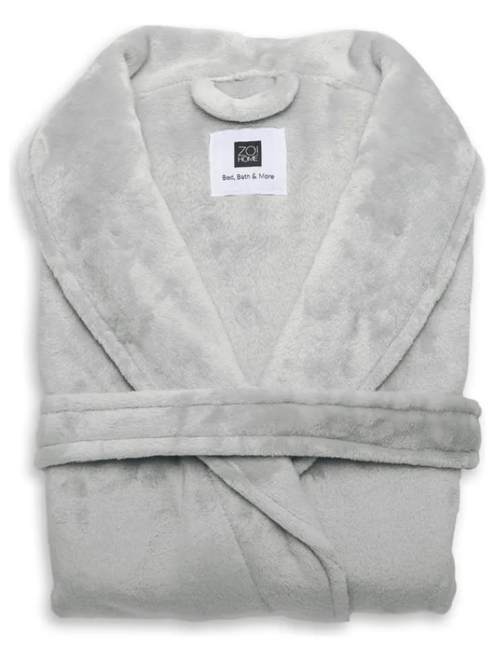 Zo!Home Badtextilien<Bademantel "Cara" in Grau