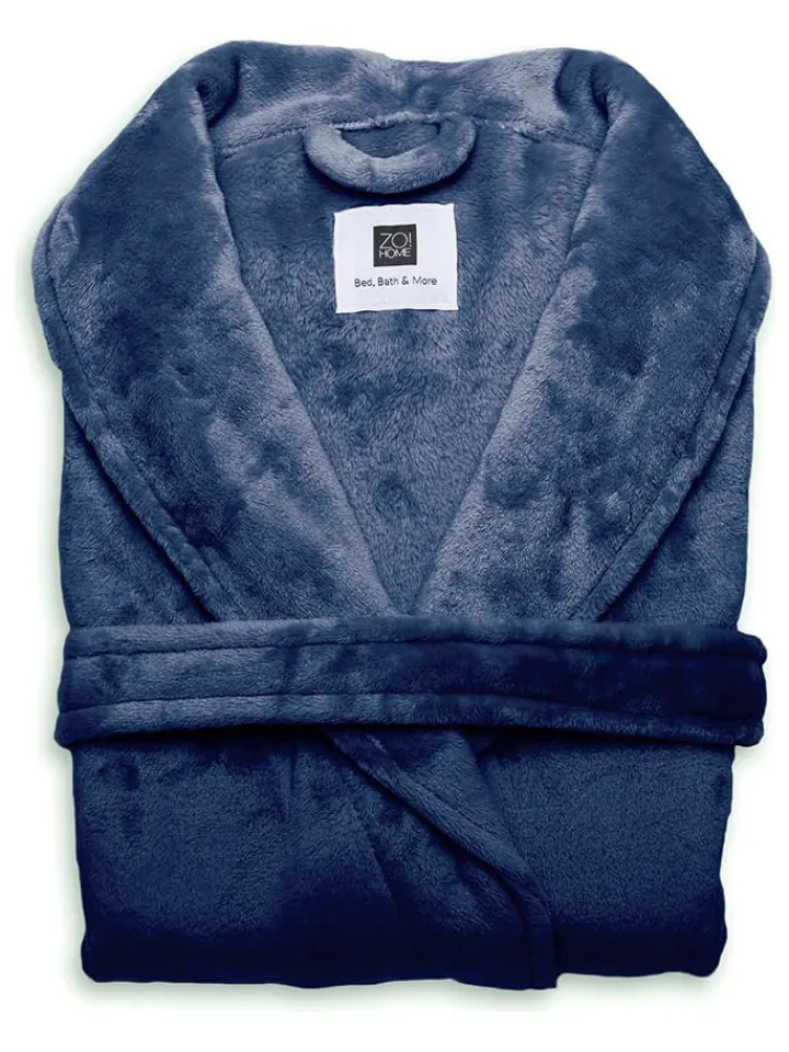 Zo!Home Badtextilien<Bademantel "Cara" in Indigo Blau