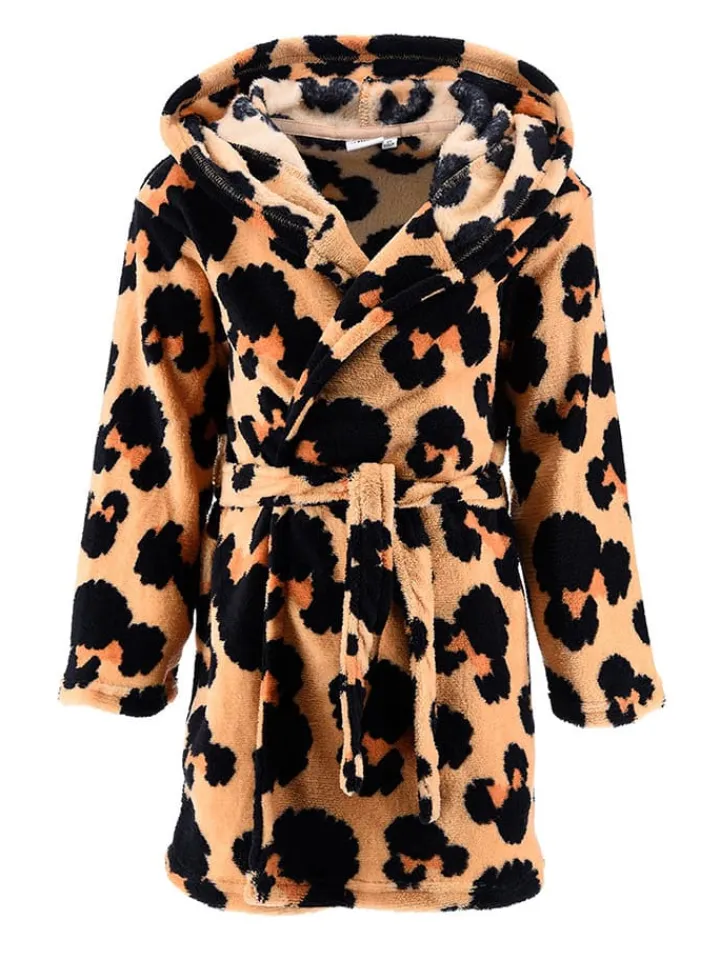Disney Minnie Mouse Badtextilien<Bademantel "Minnie" in Beige/ Schwarz