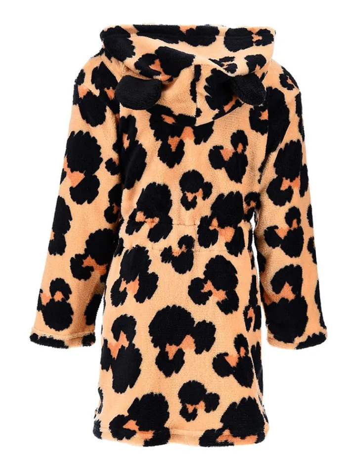 Disney Minnie Mouse Badtextilien<Bademantel "Minnie" in Beige/ Schwarz