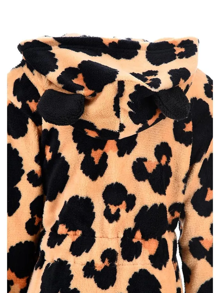 Disney Minnie Mouse Badtextilien<Bademantel "Minnie" in Beige/ Schwarz