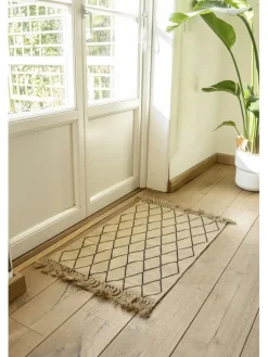 Wenko Badtextilien<Badematte ''Calama'' in Beige/ Schwarz - (L)80 x (B)50 cm