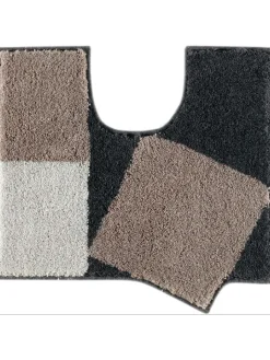 heine home Badtextilien|Badtextilien<Badematte in Braun/ Grau/ Schwarz