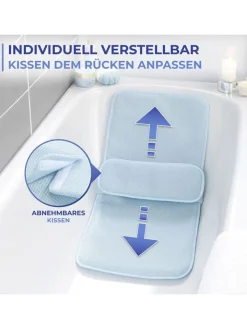 Maximex Badaccessoires<Badematte in Hellblau - (L)80 x (B)40 cm