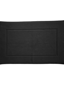 Soft by Perle de Coton Badtextilien|Badtextilien<Badematte in Schwarz - (L)50 x (B)80 cm