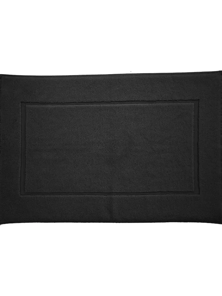 Soft by Perle de Coton Badtextilien|Badtextilien<Badematte in Schwarz - (L)50 x (B)80 cm