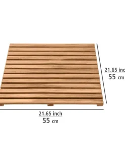 Wenko Badaccessoires<Baderost in Hellbraun - (L)55 x (B)55 cm