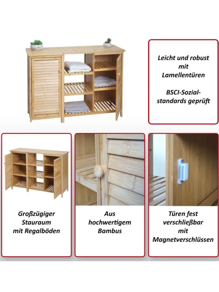 MCW Badezimmermöbel<Badezimmerschrank B18 mit 2 Türen