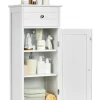 COSTWAY Badezimmermöbel<Badezimmerschrank in Weiß