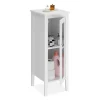 relaxdays Badmöbel|Badezimmermöbel<Badezimmerschrank in Weiß - (B)30 x (H)81 x (T)33 cm