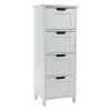 relaxdays Badezimmermöbel|Badmöbel<Badezimmerschrank in Weiß - (B)30 x (H)82 x (T)30 cm