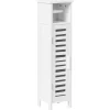 Beliani Badezimmermöbel<Badezimmerschrank OLATHE in Weiß - (W) 18 x (H) 72 x (L) 17 cm