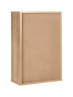 Beliani Badezimmermöbel<Badezimmerschrank ROSELL in /Braun - (W) 40 x (H) 60 x (L) 19 cm