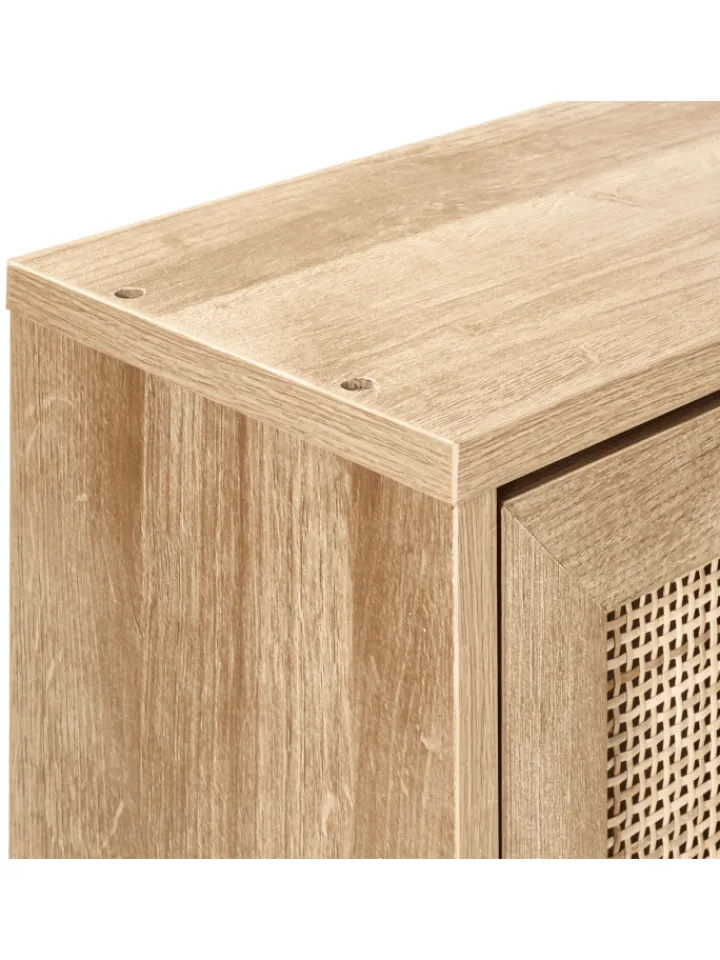 Beliani Badezimmermöbel<Badezimmerschrank ROSELL in /Braun - (W) 40 x (H) 60 x (L) 19 cm