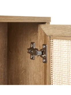 Beliani Badezimmermöbel<Badezimmerschrank ROSELL in /Braun - (W) 40 x (H) 60 x (L) 19 cm