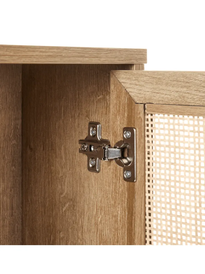 Beliani Badezimmermöbel<Badezimmerschrank ROSELL in /Braun - (W) 40 x (H) 60 x (L) 19 cm