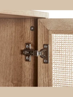 Beliani Badezimmermöbel<Badezimmerschrank ROSELL in /Braun - (W) 40 x (H) 165 x (L) 36 cm