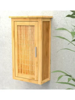 Schütte Badmöbel|Badezimmermöbel<Badezimmer-Wandschrank in Hellbrau - (B)40 x (H)70 x (T)20 cm