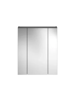 xonox.home Badezimmermöbel<Badkombination in schwarz/schwarz hochglanz - (B) 60 x (H) 182 x (T) 34