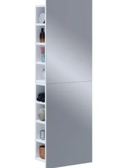 VCM Badezimmermöbel<Badmöbel Spiegelschrank Spiegel Flandu XL in Weiß