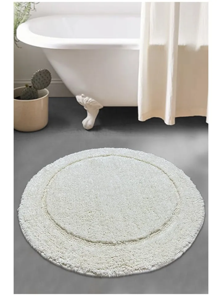 Elizabed Badtextilien|Badtextilien<Badvorleger in Creme