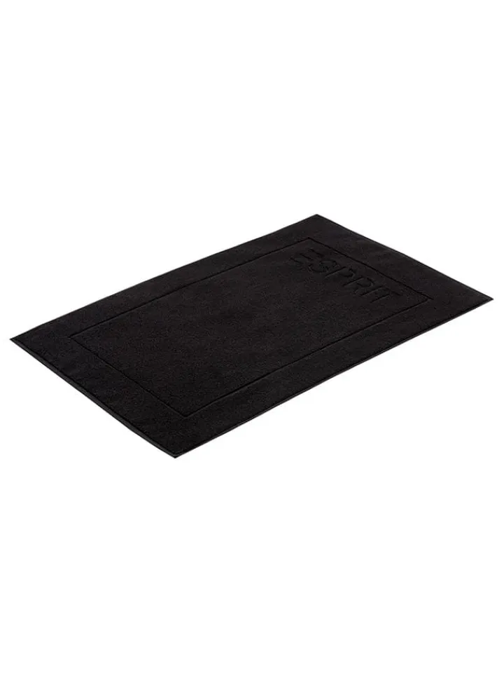 ESPRIT Badtextilien<Badvorleger "Solid" in Schwarz