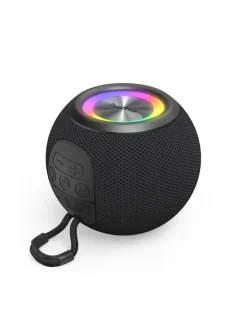 Hama Tv & Audio<Ball Shape Speaker Bluetooth Lautsprecher, 5 LED in Schwarz