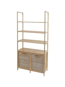 MCW Badezimmermöbel<Bambus Badezimmerschrank N83