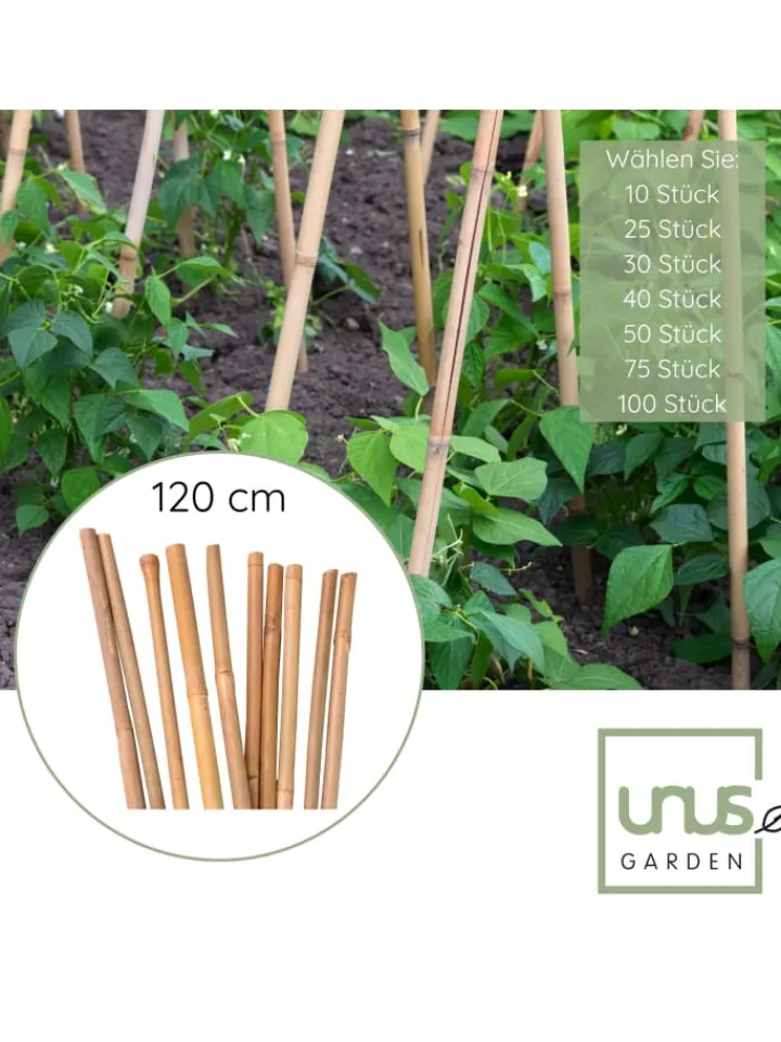 UNUS Pflanzen & Zubehör<Bambusstäbe 120 cm in Braun