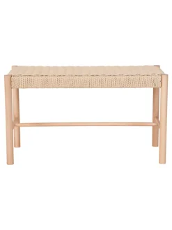 House Nordic Sitzmöbel<Bank "Abano" in Beige - (B)80 x (H)45 x (T)35 cm