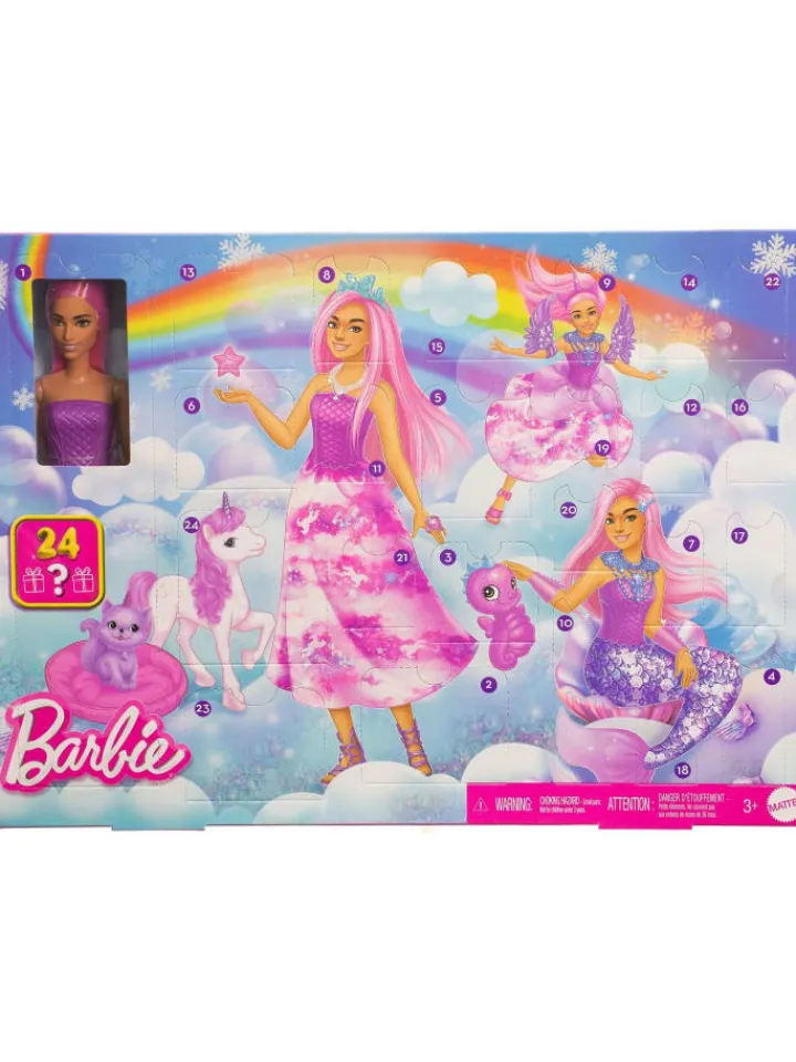 Barbie Adventskalender<Adventskalender Winter Fairytale in Mehrfarbig ab 3 Jahre