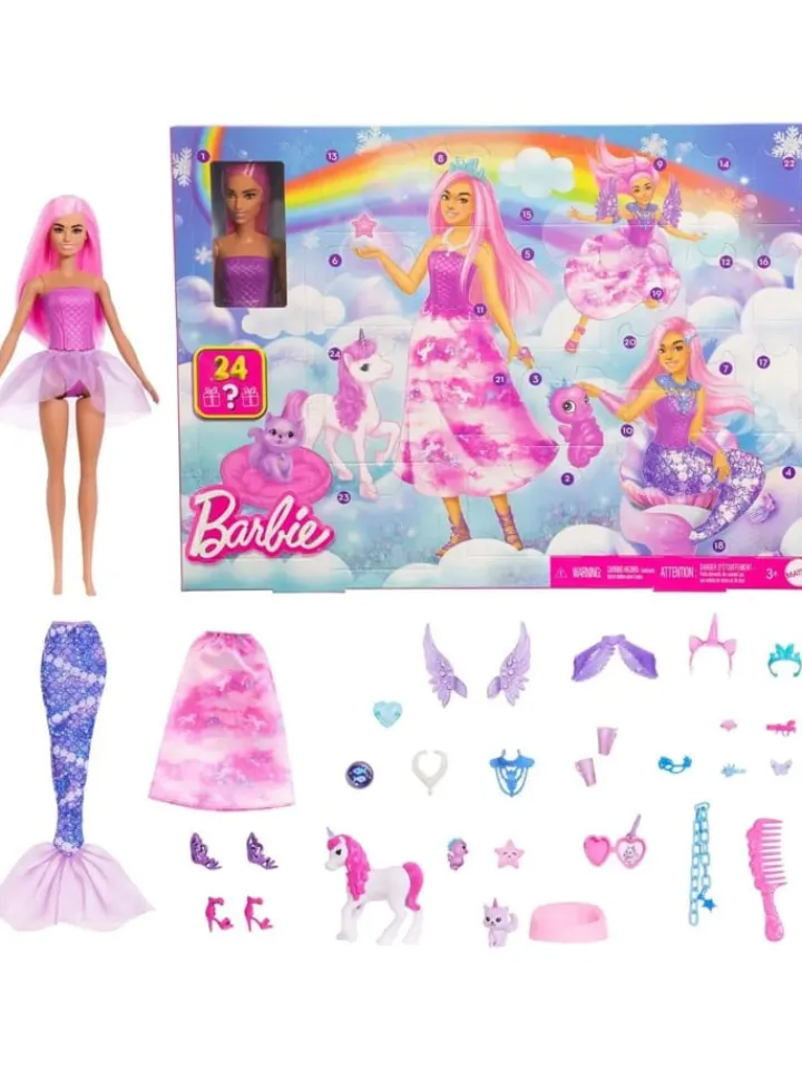 Barbie Adventskalender<Adventskalender Winter Fairytale in Mehrfarbig ab 3 Jahre