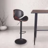 chairs for all Sitzmöbel<Barhocker "Reno" in Schwarz/ Hellbraun - (B)52,5 x (H)118 x (T)51 cm