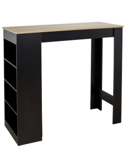 Rétro Chic Tische<Bartisch "Cheers" in Schwarz - (B)115 x (H)103 x (T)50 cm