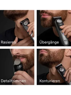 Braun Technik|Pflege & Gesundheit<Barttrimmer ''Series 9'' in Chrom