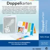 folia PAPER Kreativbedarf & Do-It-Yourself<Bastelset "Doppelkarten 220g/m²" in Weiß