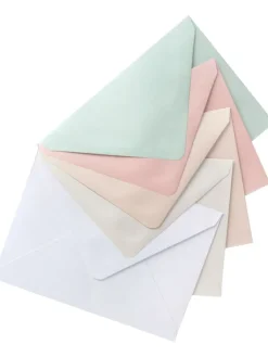 folia PAPER Kreativbedarf & Do-It-Yourself<Bastelset "Doppelkarten Perlmutt" in Türkis/ Rosa/ Creme