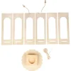 SUNNYSUE Kreativbedarf & Do-It-Yourself<Bastelset "Holzlaterne" in Natur