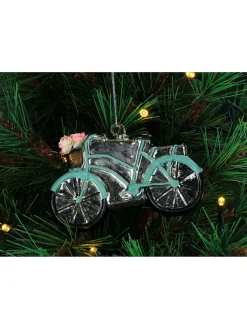 Kersten Weihnachtsschmuck<Baumschmuck "Bicycle with Flowers" in Bunt - (H)10,5 cm