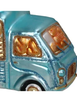 Kersten Weihnachtsschmuck<Baumschmuck "Bread Delivery Van" in Türkis - (H)12 cm