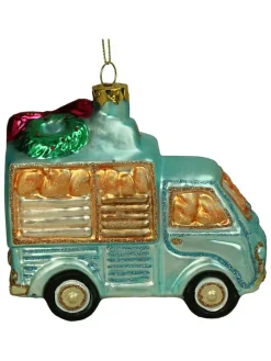 Kersten Weihnachtsschmuck<Baumschmuck "Bread Delivery Van" in Türkis - (H)12 cm