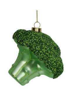 Kersten Weihnachtsschmuck<Baumschmuck "Broccoli" in Grün - (H)10 cm